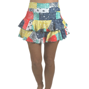 “Bandana Double Ruffle Skirt