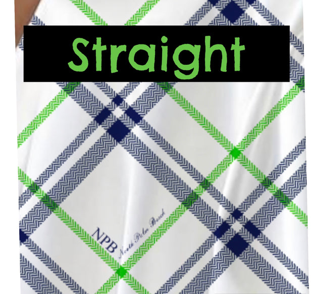 Division 3 North Palm Beach Straight Skirt - Navy & Green Plaid Print (NPB Team 2025-26)