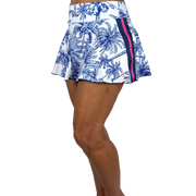 Navy Blue Palm Haute Stripe