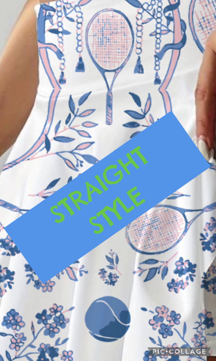 Gardens Tennis Straight Skirt (2025)