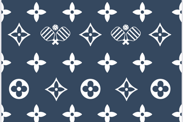 Pickleball Blue "Chic & Fabulous" Flounce Skirt