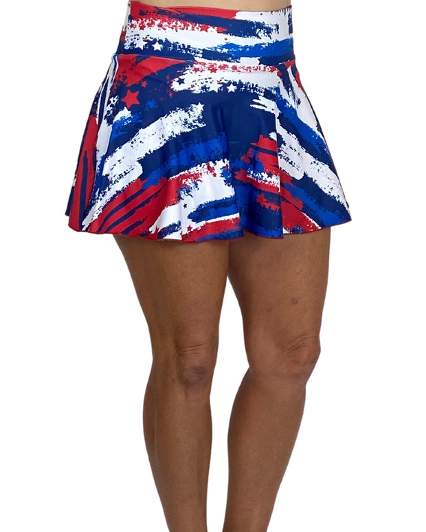 “Oh My Stars and Stripes! Flounce  Skirt